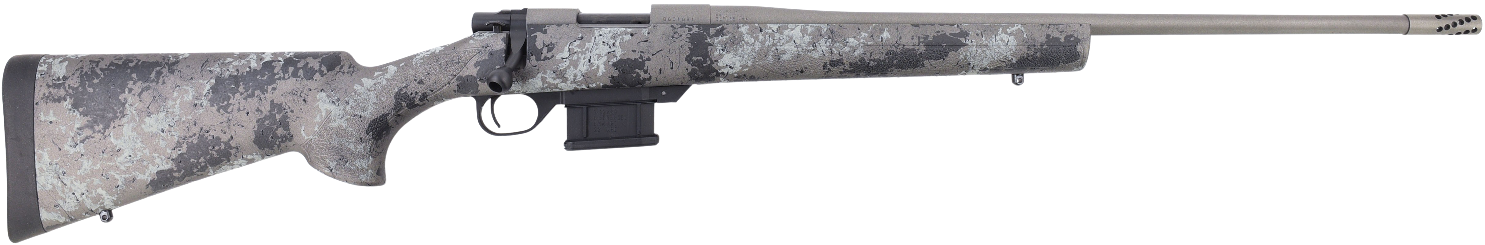 HOWA 1500 M1500 Mini Fence Line .223 Rem 20" 10RD Rifle, Tungsten image 1