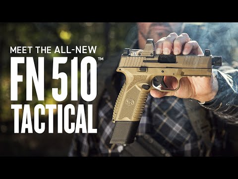 FN 510 Tactical 10mm Auto 4.71" 10RD Double Action Only Pistol, Black image 7