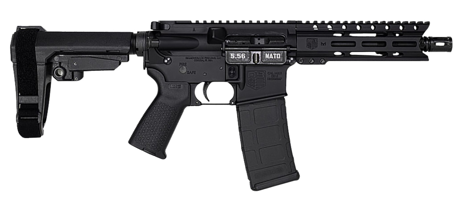 Diamondback DB15 AR Pistol Carbine Length 5.56 NATO 7" 30RD Pistol, Black image 1