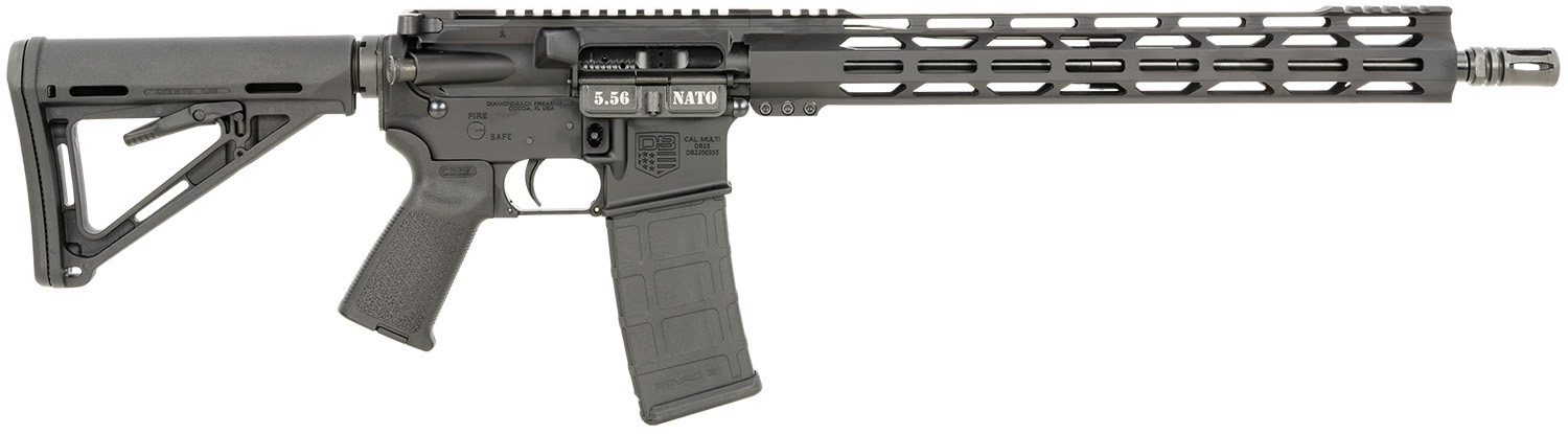 Diamondback DB15 Carbon 5.56 NATO 16" 30RD Rifle, Black image 1