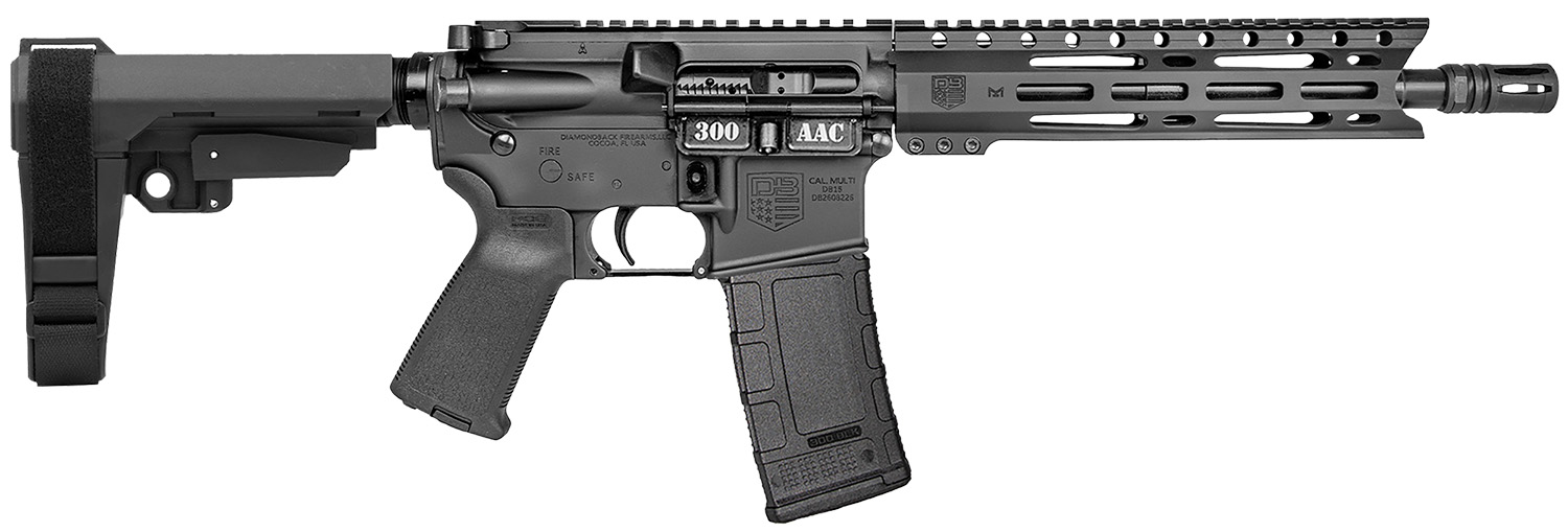 Diamondback DB15 Carbon .300 Blackout 10" 30RD Rifle, Black image 1