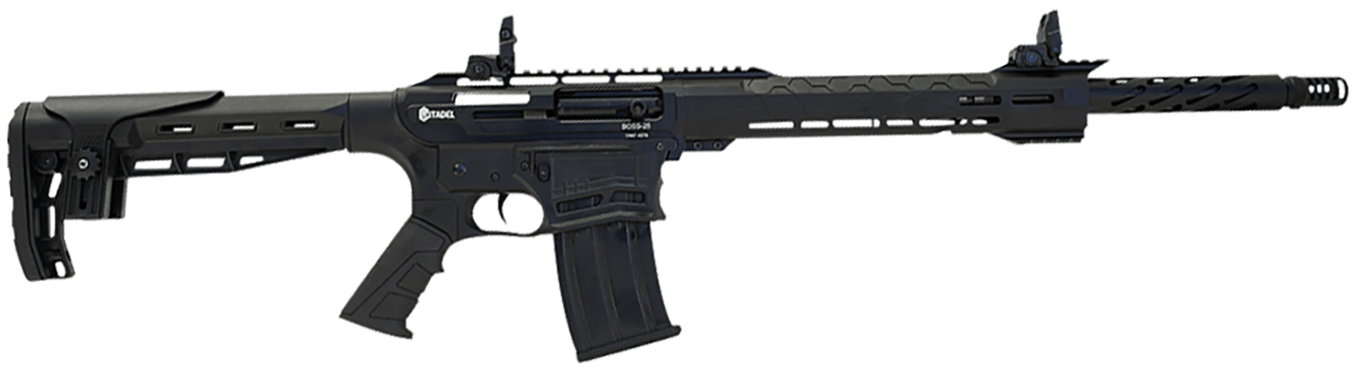Citadel 25 *CA Compliant Boss 12 Gauge 20" 5RD Shotgun, Black image 1