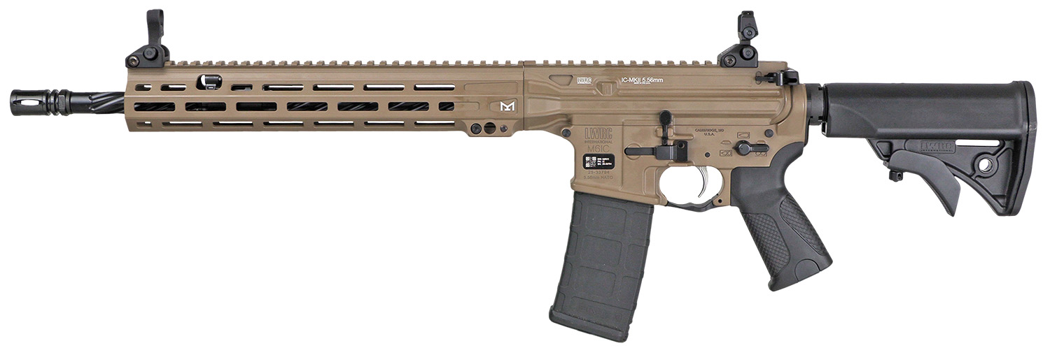 LWRC MKII Individual Carbine 5.56 NATO 14.7" 30RD Rifle, Flat Dark Earth image 1