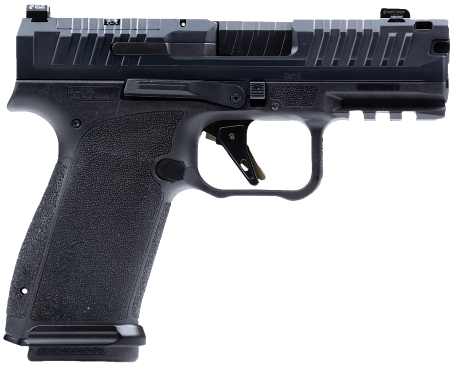 Canik Mete 9mm Luger 3.64" 17RD Striker Fired Pistol, Black image 1
