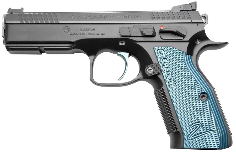 CZ CUSTOM SHOP 75 Shadow 2 9mm Luger 4.89" 17RD Single Action Only Pistol, Black image 1