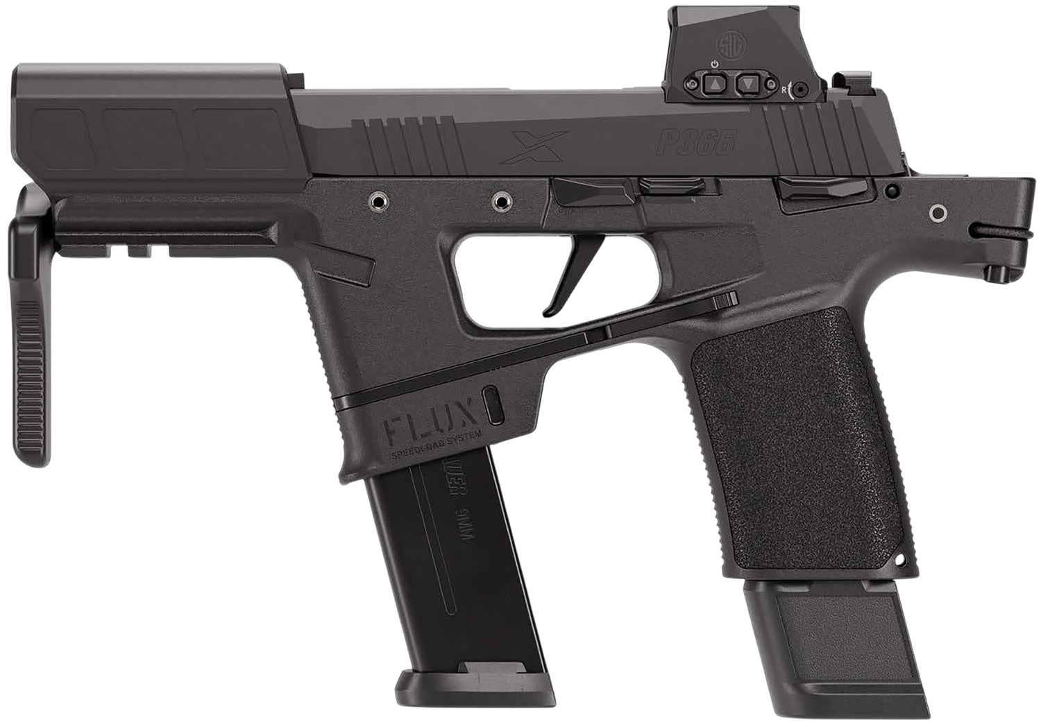 Sig Sauer P365 9mm Luger 6" 17RD Striker-Fired Pistol, Black image 1