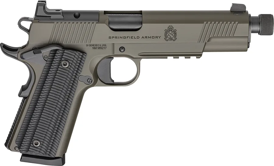 Springfield Armory 1911 Style Pistol .45 ACP 5.75" 8RD Pistol, Olive Drab image 1