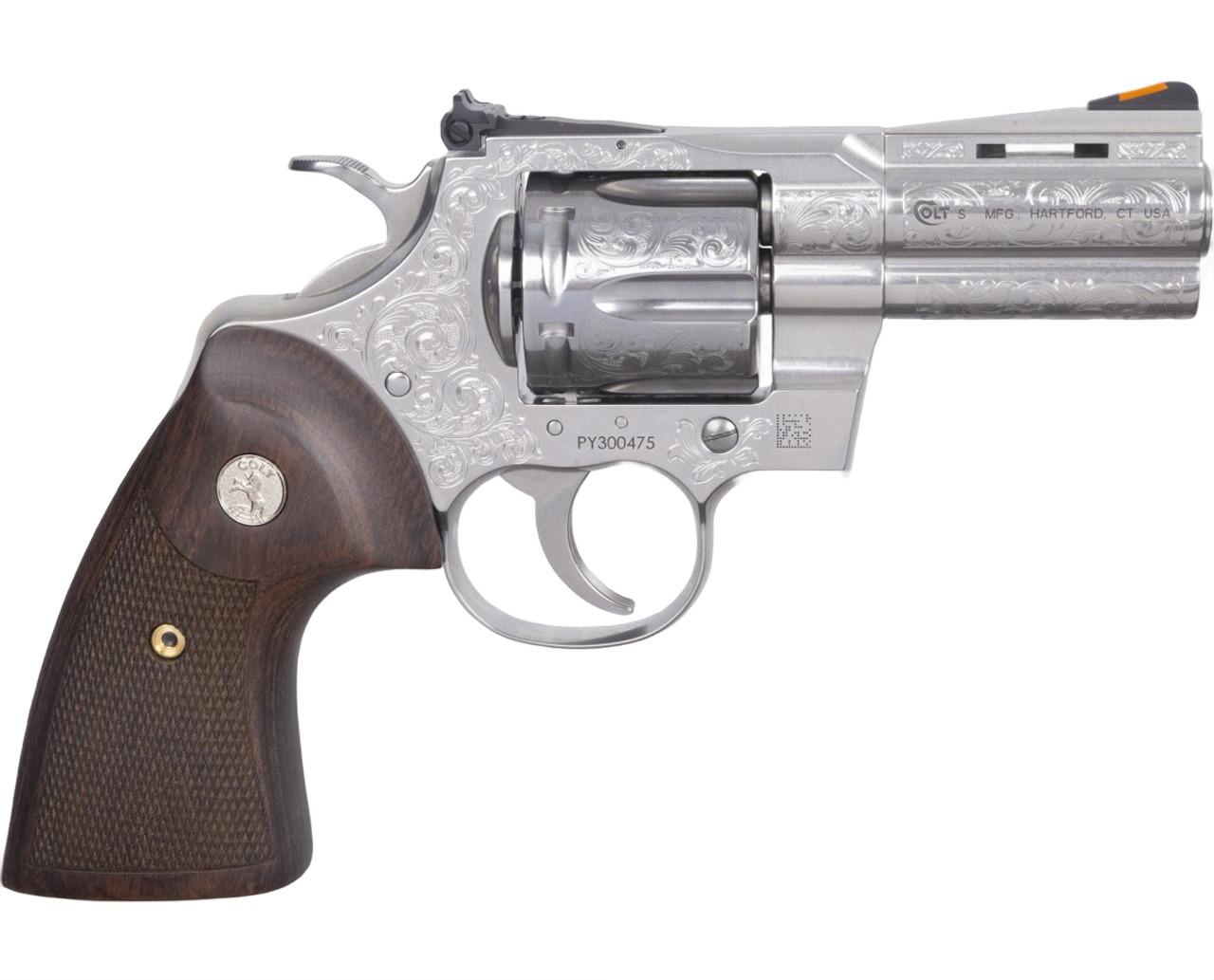 Colt Mfg Python .357 Magnum 3" 6RD Revolver image 1