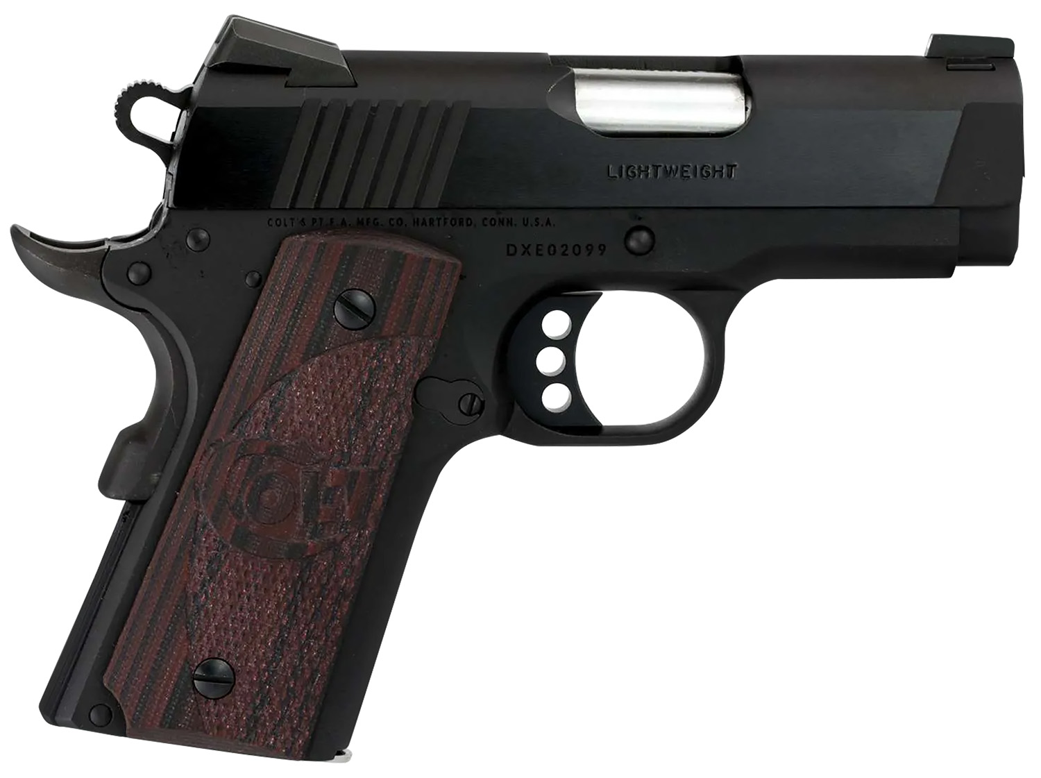Colt Mfg 1911 Style Pistol Defender .45 ACP 3" 7RD Pistol, Black image 1