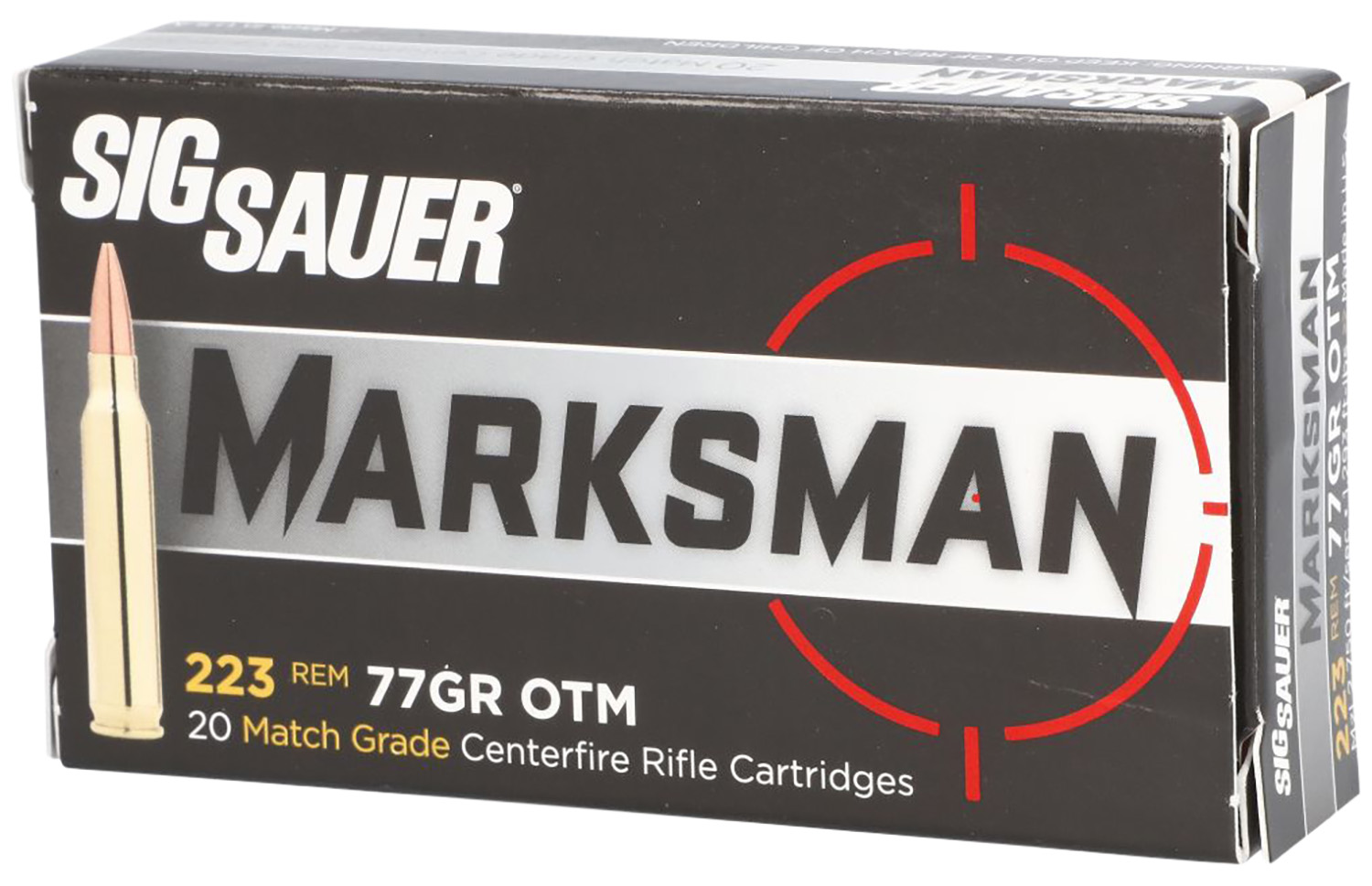 Sig Sauer .223 Rem 77gr Open Tip Match 20rd image 1
