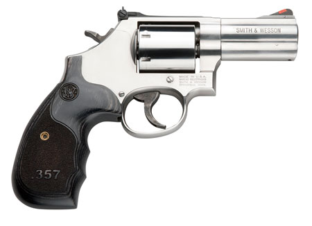 Smith & Wesson 686 Model 686 + .357 Magnum 3" 7RD DA/SA Revolver, Stainless image 2
