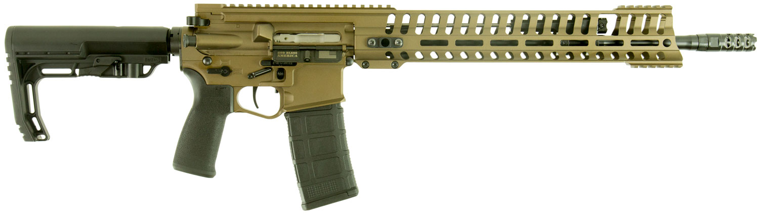 Patriot Ordnance Factory P415 Edge 5.56 NATO 16.5" 30RD Rifle, Burnt Bronze image 1