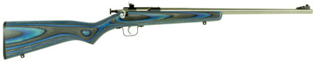 Crickett Laminate Youth .22 LR 16.12" 1RD Rifle, Stainless image 2