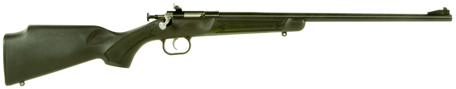 Crickett Synthetic Youth .22 LR 16.12" 1RD Rifle, Blue image 1