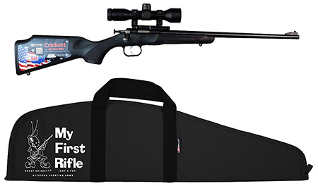 Crickett Package Youth .22 LR 16.12" 1RD Rifle, Blue image 2