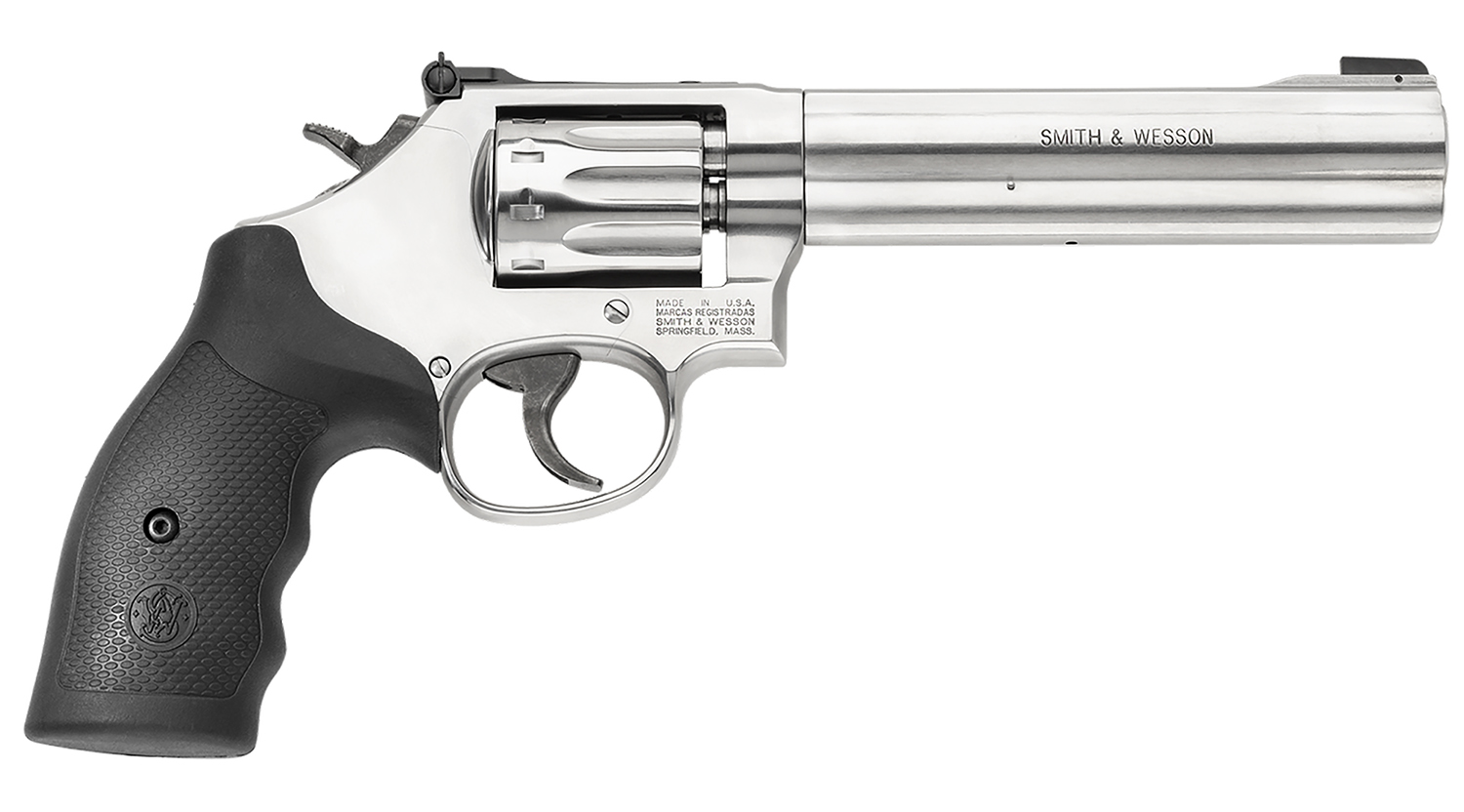 Smith & Wesson 617 Model 617 .22 LR 6" 10RD DA/SA Revolver, Stainless Steel image 1