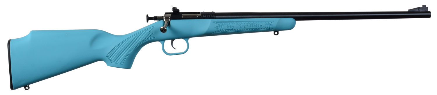 Crickett Synthetic Youth .22 LR 16.12" 1RD Rifle, Blue image 1
