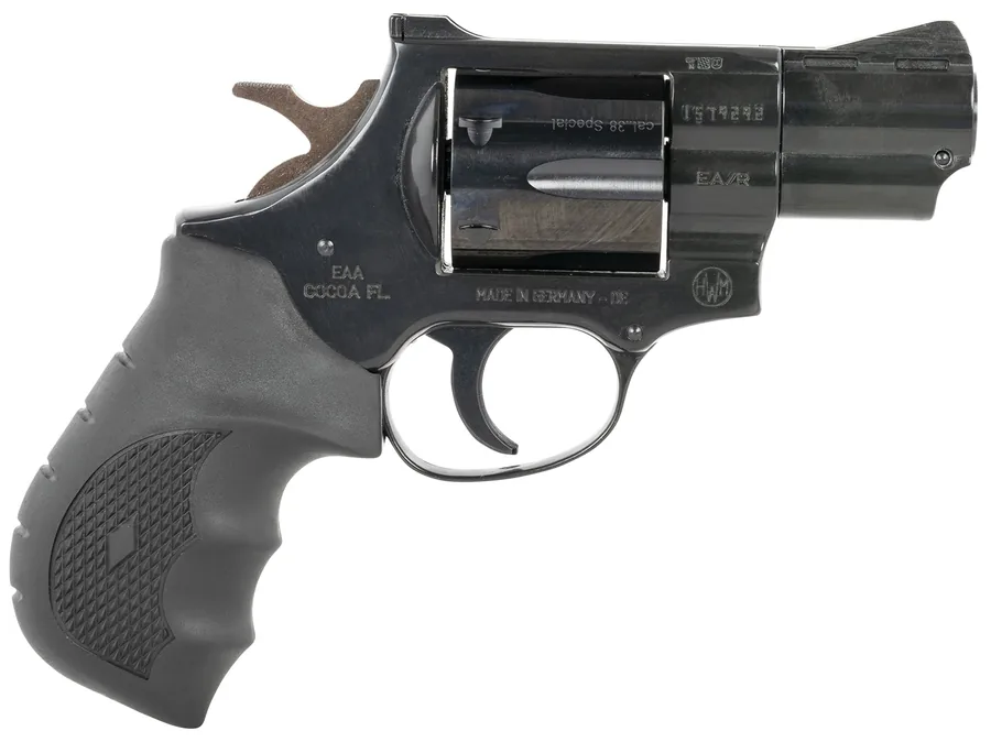 Weihrauch Guns Alloy Frame EA/R .38 Special 2" 6RD DA/SA Revolver, Blued image 1