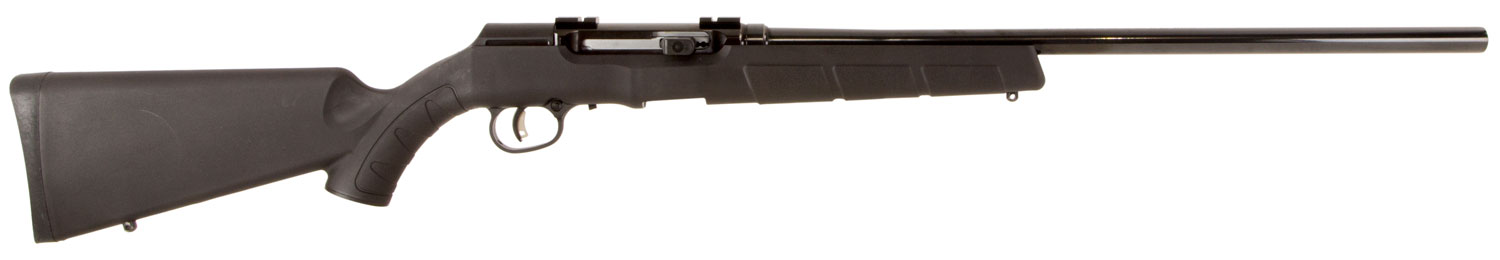Savage A17 Rifle A Series .17 HMR 22" 10RD Rifle, Black image 1