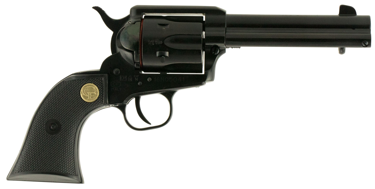 Chiappa Firearms Dual Cylinder SAA 1873 .22 WMR 4.75" 6RD Single Action Only Revolver, Black image 1