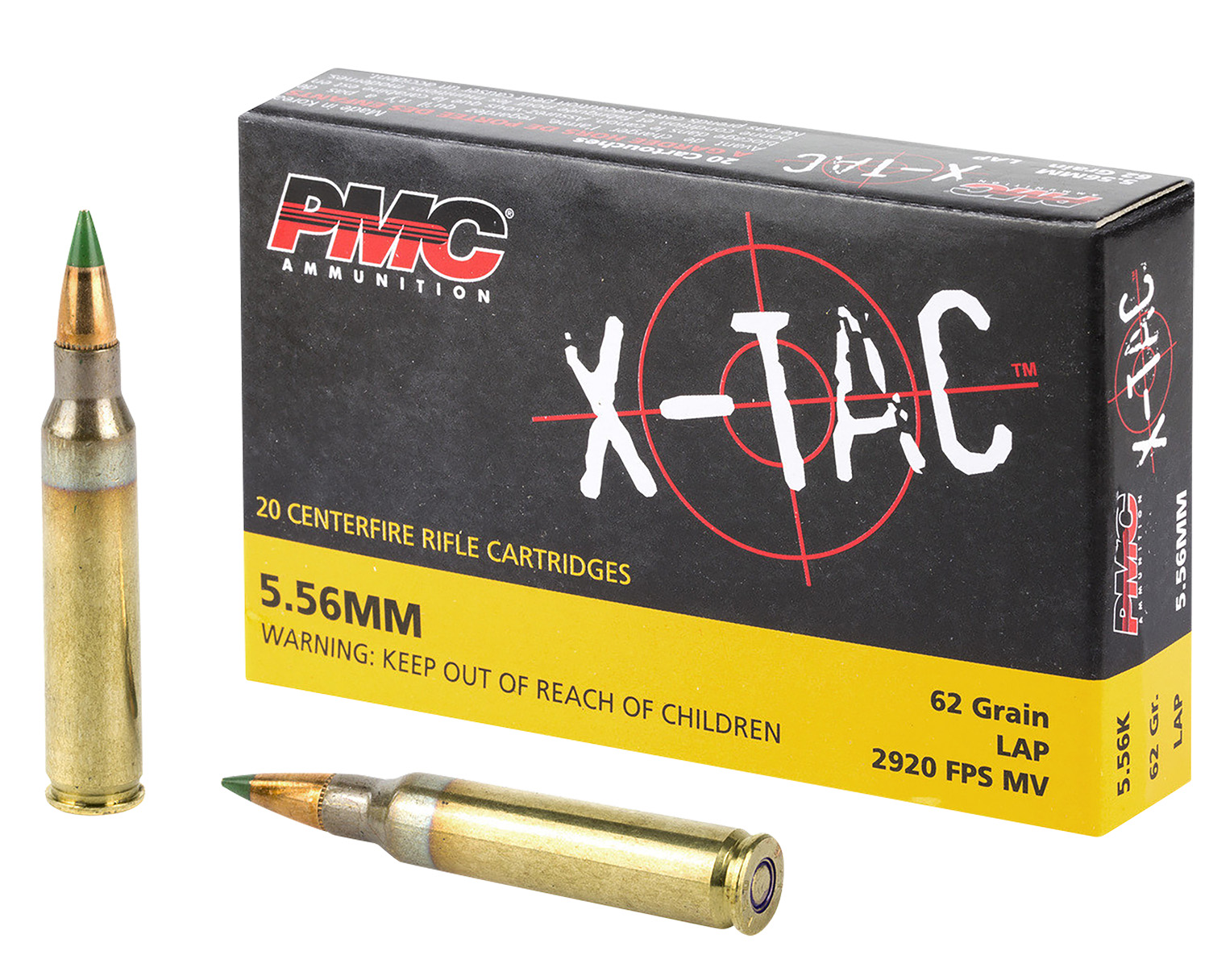 PMC 5.56 NATO 62gr Light Armor Piercing 20rd image 1