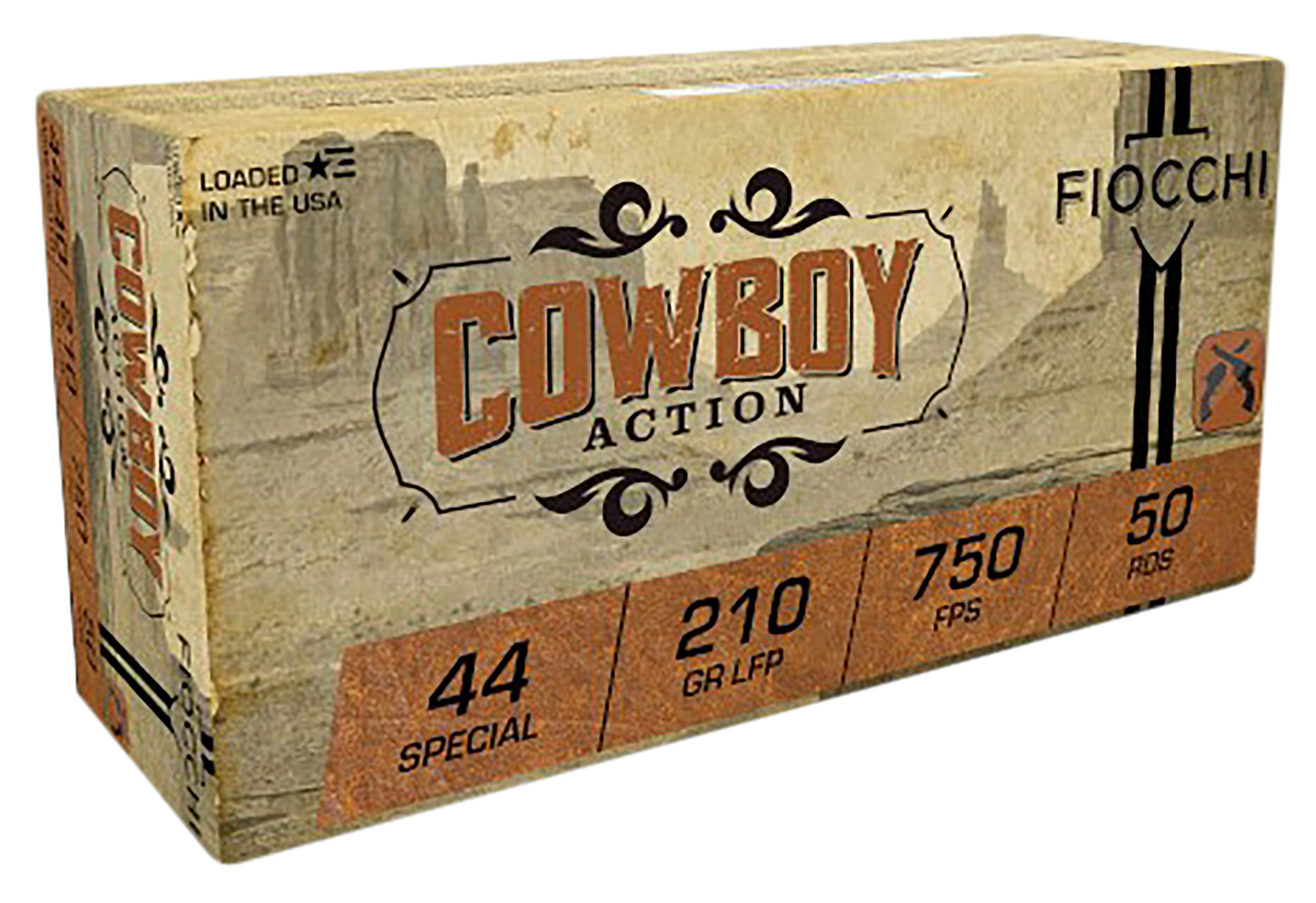 Fiocchi .44 Special 210gr Lead Flat Point 50rd image 1