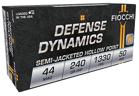 Fiocchi .44 Magnum 240gr Jacketed Hollow Point 50rd image 2