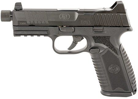 FN 510 Tactical 10mm Auto 4.71" 10RD Double Action Only Pistol, Black image 5