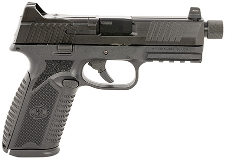 FN 510 Tactical 10mm Auto 4.71" 10RD Double Action Only Pistol, Black image 4