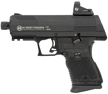 Hi-Point YC9 w/Red Dot 9mm Luger 4.12" 10RD Pistol, Black image 5