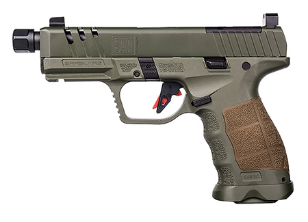 Sar USA SAR9 C 9mm Luger 4" 15RD Single Action Only Pistol, Od Green image 5