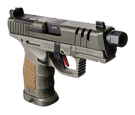 Sar USA SAR9 C 9mm Luger 4" 15RD Single Action Only Pistol, Od Green image 6