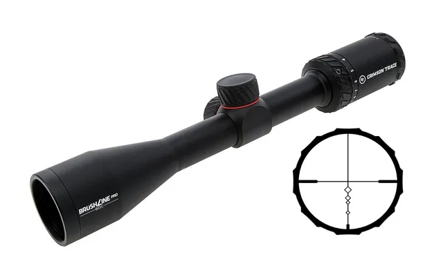 Crimson Trace Brushline Pro Riflescope BDC Pro Reticle Black Anodized