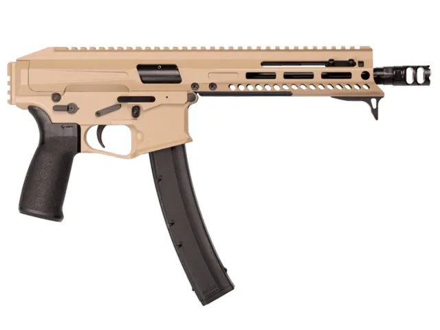 Patriot Ordnance Factory Phoenix 9mm Luger 8" 35RD Pistol, Flat Dark Earth Flat Dark Earth Cerakote