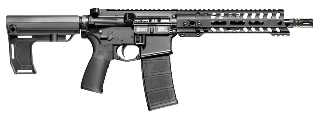 Patriot Ordnance Factory P15 Constable 5.56 NATO 10.5" 30RD Pistol, Black Black Anodized
