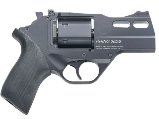 Chiappa Firearms 30DS Rhino .357 Magnum 3" 6RD DA/SA Revolver, Black Black Anodized