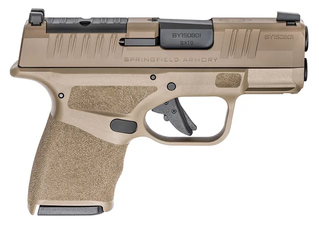 Springfield Armory Hellcat OSP 9mm Luger 3" 10RD Pistol, Flat Dark Earth