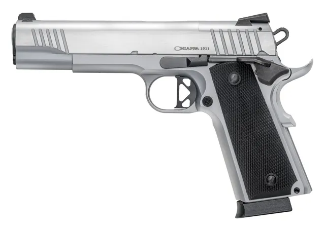 Chiappa Firearms 1911 Superior .45 ACP 5" 8RD Pistol, Nickel