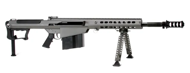 Barrett M107A1 .50 BMG 20" 10RD Semi-Auto Rifle, Tungsten Grey