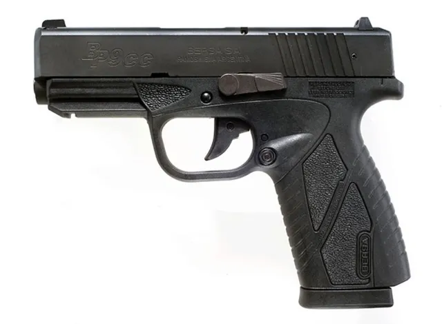 Bersa BP Concealed Carry BPCC 9mm Luger 3.3" 8RD Semi-Auto Pistol, Black