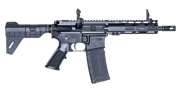 ATI MilSport .300 Blackout 8.5" 30RD Pistol, Black