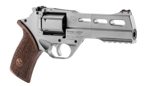 Chiappa Firearms 50SAR *CA Compliant Rhino .357 Magnum 5" 6RD Single Action Only Revolver, Nickel