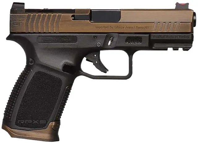 GFORCE ARMS RPX3C9 Exodus 9mm Luger 4.02" 15RD Semi-Auto Pistol, Bronze