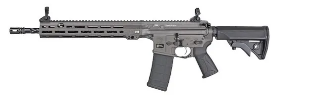 LWRC MKII Individual Carbine 5.56 NATO 16.1" 30RD Rifle, Tungsten Grey