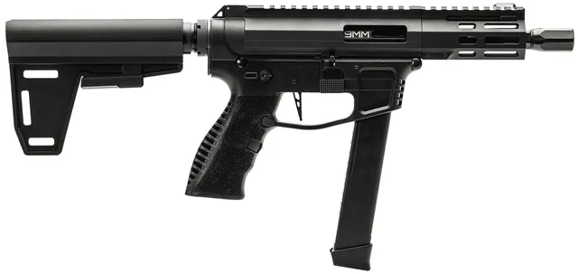 Gforce Arms HYBRID Jawbone 9mm Luger 5" 33RD Pistol, Black