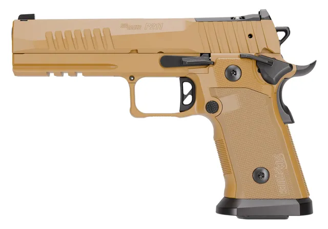 Sig Sauer P211 9mm Luger 5" 17RD Single Action Only Pistol, Coyote