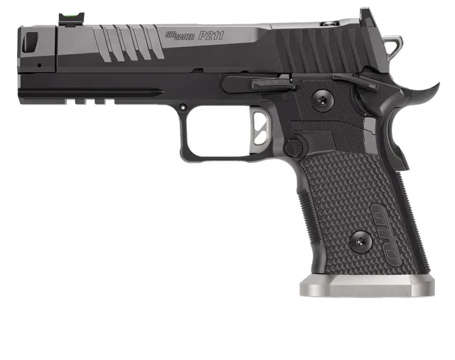 SIG SAUER P211 9mm Luger 4.4" 10RD Single Action Only Pistol, Black