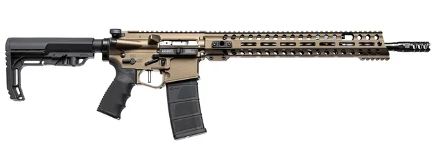 Patriot Ordnance Factory Plus Renegade + 5.56 NATO 16.5" 30RD Rifle, Burnt Bronze