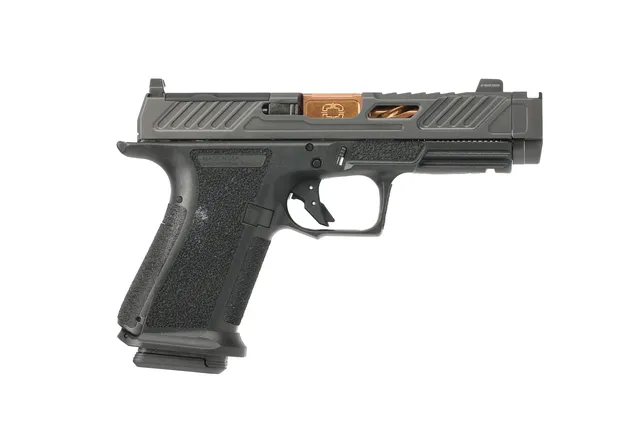 SHADOW SYSTEMS MR920P MR920 Pistol 9mm Luger 4.25" 15RD Striker-Fired Pistol, Black Black Nitride