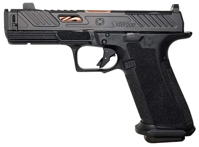 SHADOW SYSTEMS XR920P XR920 Pistol 9mm Luger 4.25" 17RD Striker-Fired Pistol, Black